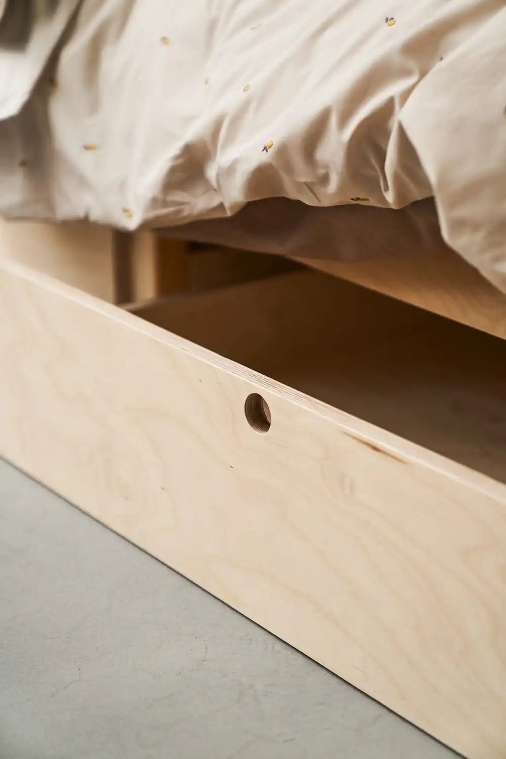 Łóżko dziecięce z brzozowej sklejki NOMI 3w1 - KidooCrafts