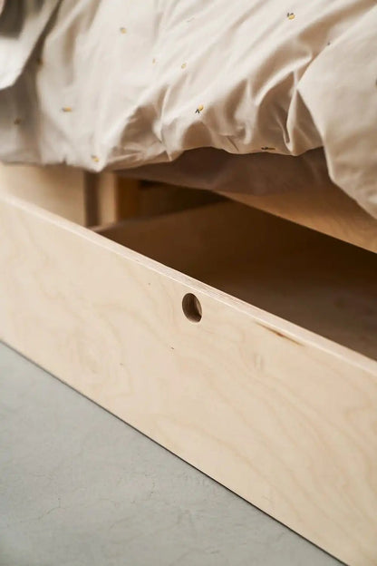 Łóżko dziecięce z brzozowej sklejki NOMI 3w1 - KidooCrafts