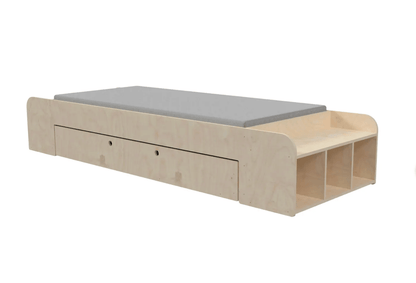 Łóżko dziecięce z brzozowej sklejki NOMI 3w1 - KidooCrafts