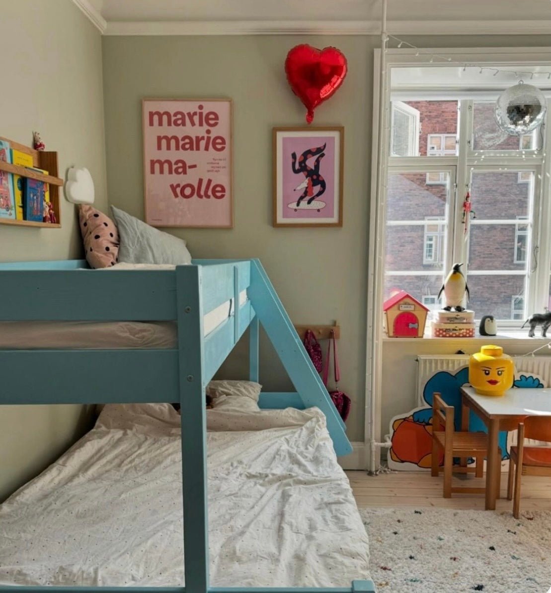 Łózko Piętrowe Domek dla Dziecka, Łóżko Familijne - KidooCrafts